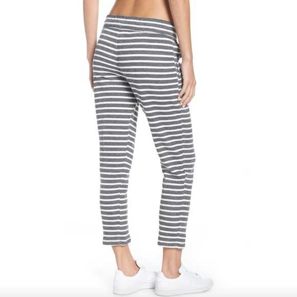 2/$100 Beyond Yoga Live Out Loud Stripe Sweatpants - Picture 7 of 7